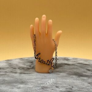 Ashley Bridget « Breath » sterling silver 925 link bracelet AB
